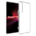Per Sony Xperia 1 IV Custodia per telefono in TPU impermeabile con texture (trasparente)