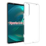 Per Sony Xperia 5 IV Custodia per telefono in TPU impermeabile con texture (trasparente)
