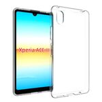 Per Sony Xperia Ace III Custodia per telefono in TPU impermeabile con texture (trasparente)