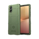 Custodia per telefono in TPU antiurto a copertura totale per Sony Xperia 10 VI (verde militare)