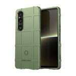 Custodia per telefono in TPU antiurto a copertura totale per Sony Xperia 1 VI (verde militare)