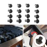 16 pz/pacco WB2K101 Piedini In Gomma per GE Kenmore Griglia Del Bruciatore Sostituisce WB02T10461 AP2622260 (Nero)