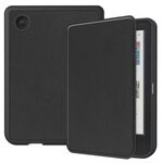 Per KOBO Clara Colore / BW Tinta unita Voltaggio Caster Custodia in pelle TPU Smart Tablet (Nero)