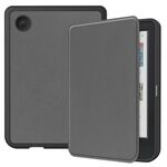 Per KOBO Clara Colore / BW Tinta unita Voltaggio Caster Custodia in pelle TPU Smart Tablet (Grigio)