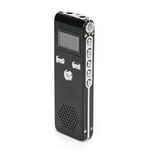 JNN X18 Mini registratore vocale Smart HD con cancellazione del rumore, memoria: 4 GB (nero)