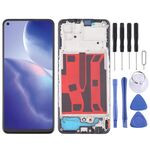 Per OPPO Reno6 Z Digitalizzatore schermo LCD AMOLED originale assemblaggio completo con cornice
