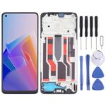Per OPPO Reno8 Lite 5G digitalizzatore schermo LCD AMOLED originale assemblaggio completo con cornice