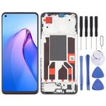 Per OPPO Reno8 5G digitalizzatore schermo LCD AMOLED originale assemblaggio completo con cornice
