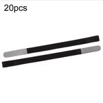 10 x 100 mm 20 pezzi Spina Organizzatore Cavo di alimentazione Cinghia organizzativa Fascette fisse in nylon di tipo P