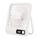 Ventilatore da parete per desktop domestico Mini ventilatore da tavolo portatile USB (bianco)