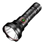 812-BT90 Torcia LED ricaricabile USB 50W Spotlight 3000LM (nera)