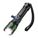 Torcia LED ricaricabile USB A800 20W Spotlight 2000LM (nera)