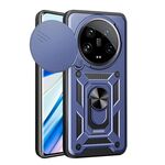 Per Xiaomi 14 Cover per fotocamera ultra scorrevole Design TPU Custodia per PC ibrida per PC (blu)