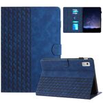 Custodia Smart Tablet in pelle goffrata per Lenovo Tab M9 Building Blocks (blu)