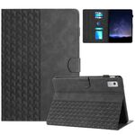 Custodia Smart Tablet in pelle goffrata per Lenovo Tab M9 Building Blocks (nera)