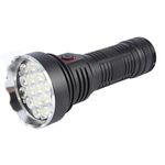 W5201-1 Torcia ricaricabile super luminosa a 19 LED 3200LM (nera)