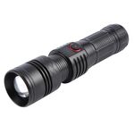 Torcia LED con zoom telescopico 816 20W Spotlight 2000LM (nera)