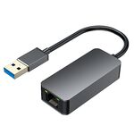 Adattatore Ethernet per scheda di rete RJ45 da USB-A a 2500 Mbps (grigio)