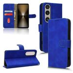 Per Sony Xperia 1 VI 2024 Skin Feel custodia magnetica in pelle con vibrazione (blu)