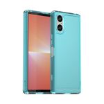 Per la custodia in TPU per Sony Xperia 5 V Candy Series (blu trasparente)