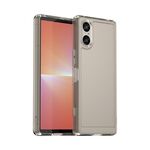 Custodia in TPU per Sony Xperia 5 V Candy Series (grigio trasparente)