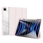 Custodia per tablet in pelle antiscivolo per iPad Pro 13 2024 DUX DUCIS TOBY con funzione Sleep/Wake-up (rosa)