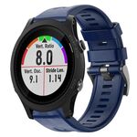 Per cinturino in silicone a tinta unita con fibbia in metallo Garmin Forerunner 935 (blu notte)