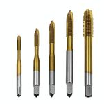 Set di filettature interne per maschiatura HSS con filettatura interna M3-M8 placcato in titanio
