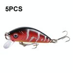 5 PCS M0081 5 cm 3,6 g Bionic Lure Mino plastica dura esca(6)