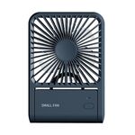 HX-123 Ventilatore piccolo sottile e leggero pieghevole da tavolo con ricarica USB montato a parete (blu)