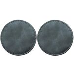 Sottobicchiere antiscivolo in pelle scamosciata per auto, 2 pezzi/set, decorazione interna per auto (grigio)