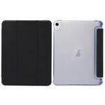 Custodia per tablet in pelle pressata elettrica a 3 pieghe per iPad Air 11 2024 (nero)