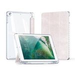 Custodia smart tablet PU+TPU per iPad 9.7 2017/2018 DUX DUCIS serie Unid (rosa)