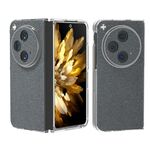 Per OPPO Find N3 Custodia per telefono antiurto con cornice trasparente Diamond a copertura totale (Nero)