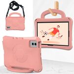 Per Samsung Galaxy Tab S8 11 X700N 2022 Custodia per tablet antiurto in EVA a forma di calcio (rosa chiaro)