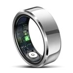 Anello intelligente R6 TAGLIA 10, supporto frequenza cardiaca/ossigeno nel sangue/monitoraggio del sonno (bianco)