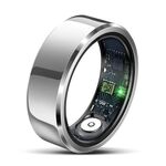 Anello intelligente R6 TAGLIA 11, supporto frequenza cardiaca/ossigeno nel sangue/monitoraggio del sonno (bianco)