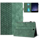 Custodia Smart Tablet in pelle goffrata per Samsung Galaxy Tab A 8.0 T350 (verde)