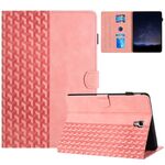 Custodia Smart Tablet in pelle goffrata per Samsung Galaxy Tab A 10.5 T590 (rosa)