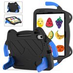 Per iPad Air 11 2024 Ice Baby EVA Custodia rigida antiurto per tablet PC (nero + blu)