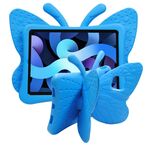 Custodia per tablet antiurto EVA per bambini con staffa a farfalla per iPad Air 11 2024 (blu)