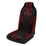 Forniture per la decorazione dell'automobile della protezione del sedile stampata universale per auto (nero e rosso)