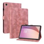 Custodia per tablet in pelle goffrata giglio per Lenovo Tab M8 4a generazione TB300FU (rosa)