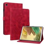 Custodia per tablet in pelle goffrata Giglio per Samsung Galaxy Tab S5e T720 (rossa)