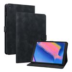 Custodia per tablet in pelle goffrata Giglio per Samsung Galaxy Tab A 8.0 2019 (nera)