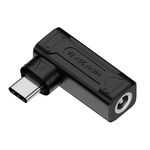 Adattatore di ricarica per computer da 140 W DC 5 V/9 V/20 V femmina a USB-C/Type-C maschio (DC 5525 F)