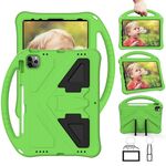 Per iPad Air 11 2024 Custodia tablet antiurto EVA con supporto (verde)