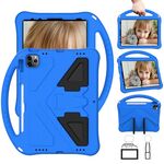 Per iPad Pro 11 2024 Custodia tablet antiurto EVA con supporto (blu)