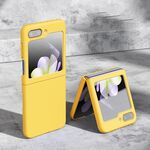Custodia pieghevole antiurto per Samsung Galaxy Z Flip6 5G Skin Feeling (gialla)