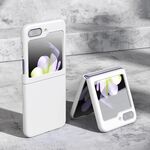 Custodia pieghevole antiurto per Samsung Galaxy Z Flip6 5G Skin Feeling (bianca)